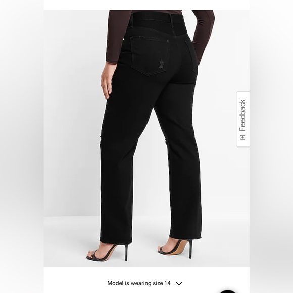 Express Black baggy Jeans - Picture 11 of 11